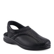 Spring Step Flexus Flexia Leather Clogs for Women - European Slingback Round Toe Slip-On Shoes - Ladies Casual Platform Clog for Work