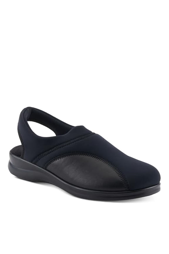 Spring Step Flexus Flexia Leather Clogs for Women - European Slingback Round Toe Slip-On Shoes - Ladies Casual Platform Clog for Work