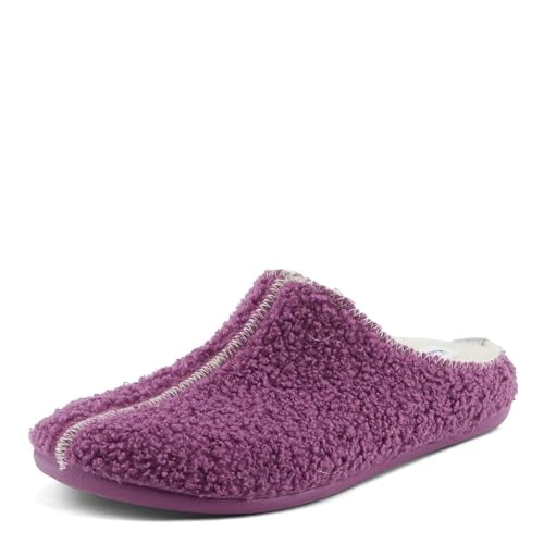 Flexus Women's LYNDEL Leather Clog with Adjustable Strap, Comfort Footbed, and Slip-Resistant Sole