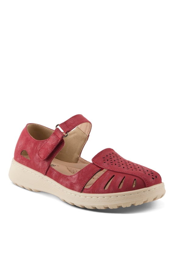 Women's Otero Mary Janes – Faux Leather, Hook & Loop Closure, Arch Support, Shock Absorbent Outsole