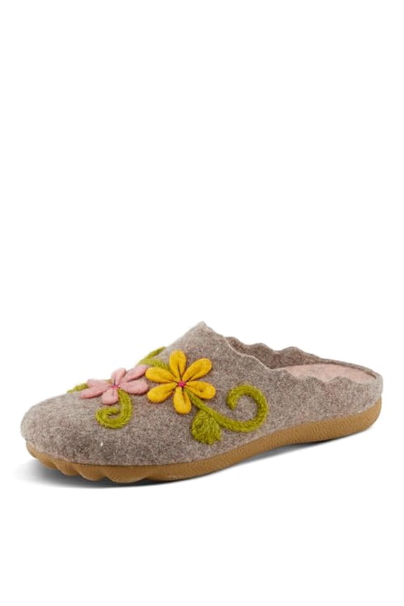 Women's ROSEBURG Leather Slides with Adjustable Straps, Cushioned Insole, and Durable Outsole