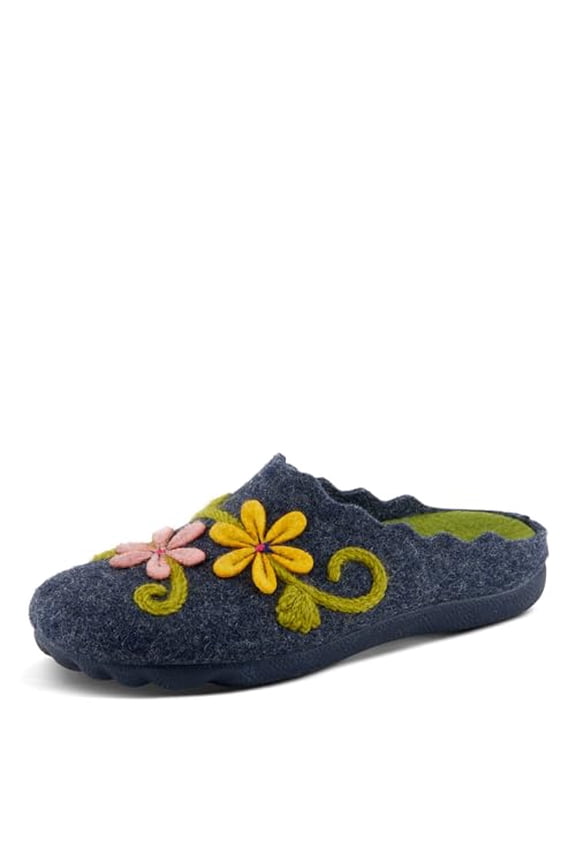 Women's ROSEBURG Leather Slides with Adjustable Straps, Cushioned Insole, and Durable Outsole