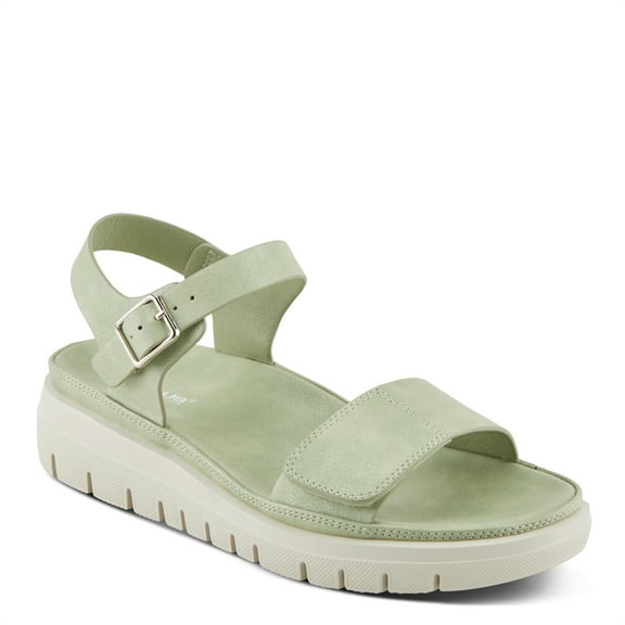 Flexus Women's SHINZON Quarter Strap Platform Sandals Light Green EU 36 / US 5.5 - 6