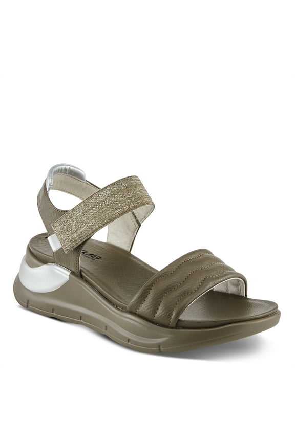 Women's ZASHINE Quarter Strap Platform Sandals Dark Brown EU 39 / US 8.5