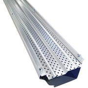 FlowGuard Gutter Guards 5" High Clearance 30-Year Gutter Cover System - Matte - 102ft