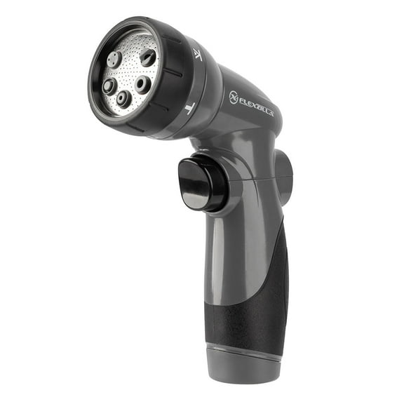 Flexzilla 6-Pattern Adjustable Garden Hose Nozzle Sprayer with Easy to Use on/off toggle & Durable Design