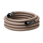 Flexzilla Colors Garden Hose 5/8 in. x 25 ft., Lightweight All-Weather Water Hose, Durable and Flexible, Leak-Free Connections, Brown Mulch