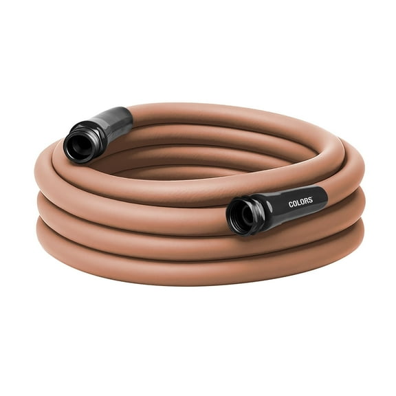 Flexzilla Colors™ Garden Hose 5/8" x 25' 3/4" - 11 1/2 GHT Fittings, Red Clay
