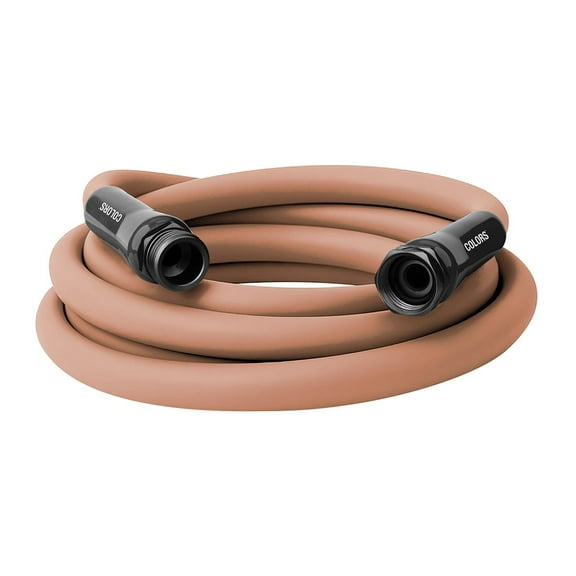 Flexzilla Colors Lead-In Garden Hose 5/8in. x 10ft., Lightweight All-Weather Water Hose, Durable and Flexible, Leak-Free Connections, Red Clay
