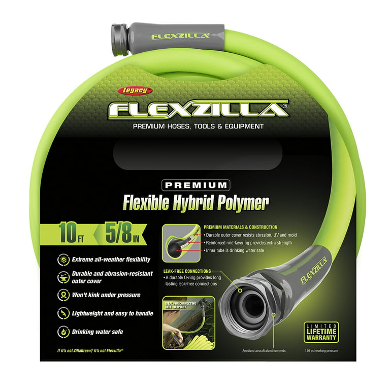 Flexzilla Garden Lead-In Hose, 5/8 x 10