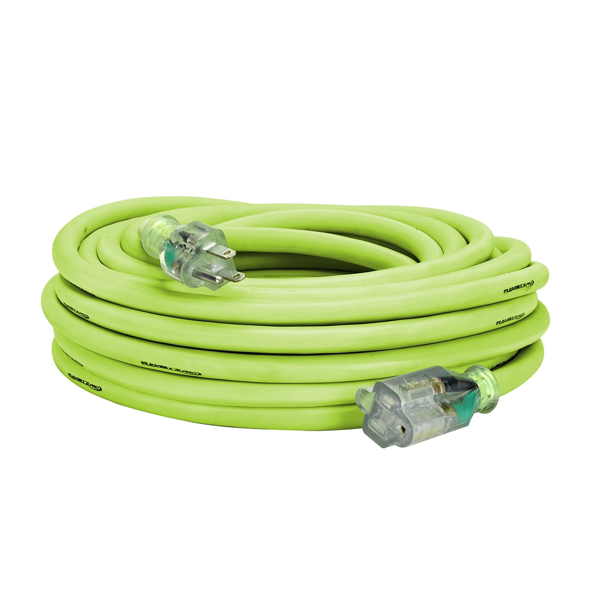 Flexzilla® Pro Extension Cord, 10/3 AWG SJTW, 50', Indoor/Outdoor, Lighted Plug