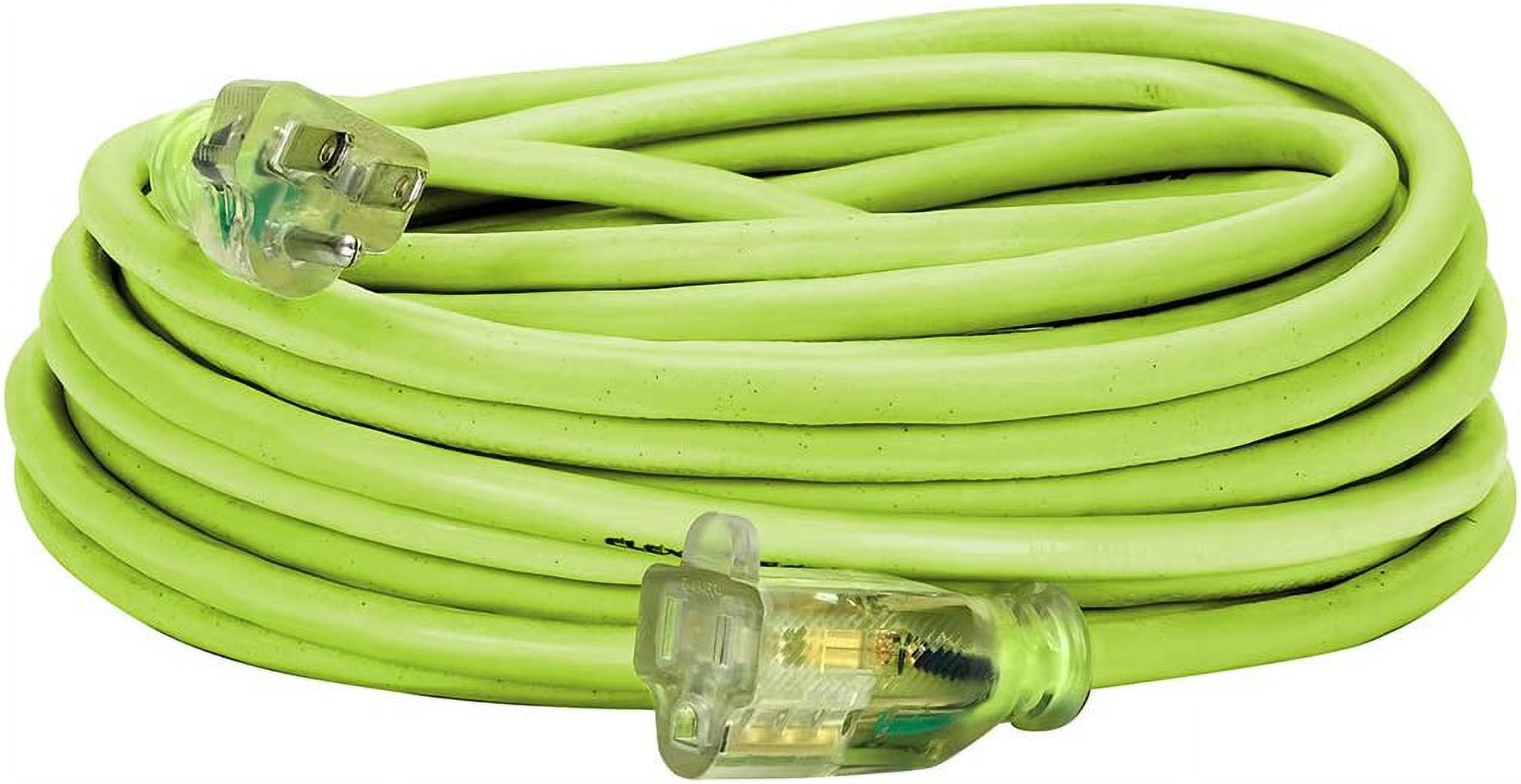Flexzilla Pro 50-Foot Extension Cord - 14/3 AWG SJTW, Lighted Plug, Indoor/Outdoor, All-Weather Flexible