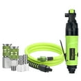 thumbnail image 1 of Flexzilla® Pro Reactionless Mini Air Ratchet Kit, 3/8" Drive, with Flexzilla Pro Custom Length Whip Hose w/ Ball Swivel, 3/8" x 6', ZillaGreen™, and Flexzilla Pro High Flow Couplers and Plugs, 1 of 5
