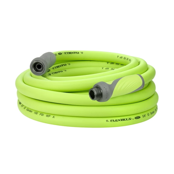 Flexzilla SwivelGrip Garden Hose, 5/8" x 25', Hybrid Polymer, ZillaGreen