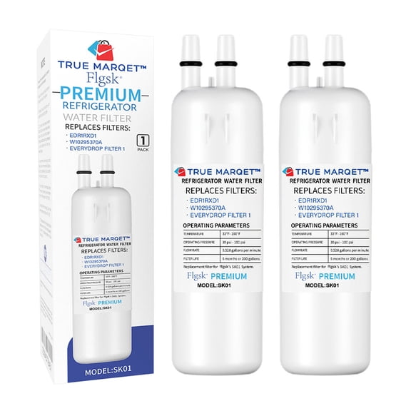 Flgsk SK01 W10295370A Compatible with 9081,46-9930, EDR1RXD1,W10295370, P4RFWB,P8RFWB2L, KAD1RXD1 2PCS