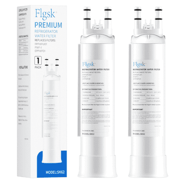 Flgsk Water Filter Replacement For Frigidaire® FPPWFU01, Electrolux® EPPWFU01, PureAdvantage PurePour® PWF-1, 2 Packs