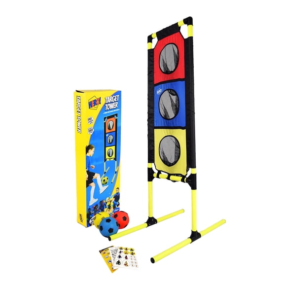 Flick Hero! Target Tower - Portable Soccer Training Equipment