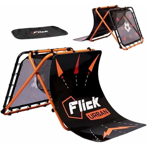 Flick Urban Soccer Skills Trainer - Rebound Board, Rebound Net, Target Net and Passing Tunnel - Proven by Science to Improve Your Soccer Skills$$Sport & Recreation Other