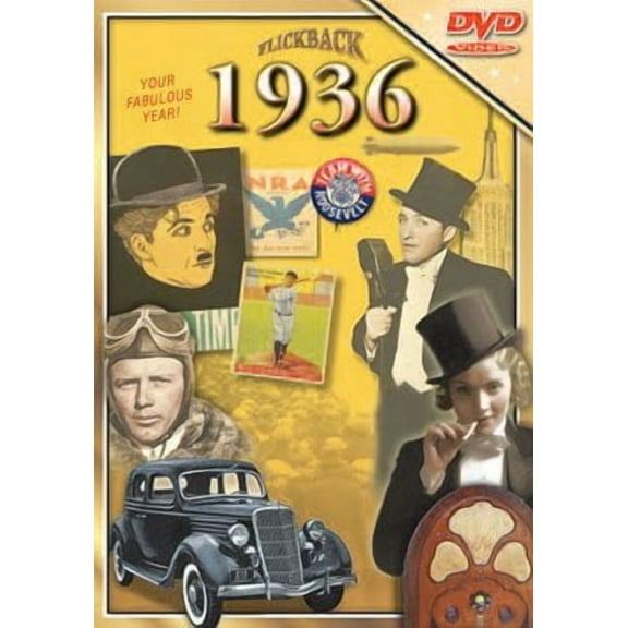 Flickback 1936 DVD Greeting Card: 81st Birthday or 81st Anniversary