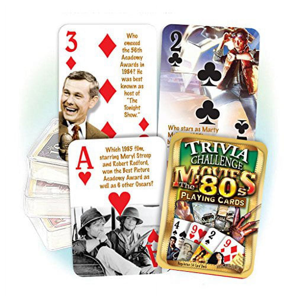 Flickback 1991 Trivia Playing Cards - 52 Card Deck With Year-Specific Questions & Answers