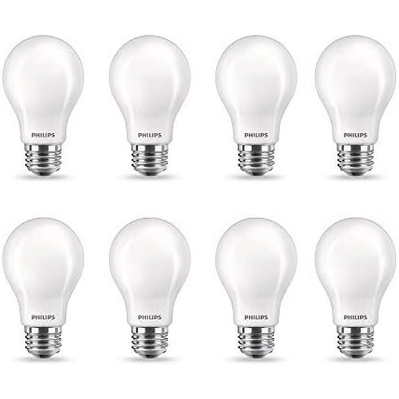 Flicker-Free A19 Light Bulb, Dimmable Warm Glow Effect, EyeComfort Technology, 800 Lumen, 2700-2200K, 8.5W=60W, E26 Base, Title 20 Certified, 8-Pack$$Tools & Hardware Other