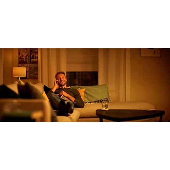 Flicker-Free Frosted A19 Light Bulb, Dimmable Warm Glow Effect, 800 Lumen, 2700-2200K, 8.8W=60W, E26 Base, 6-Pack