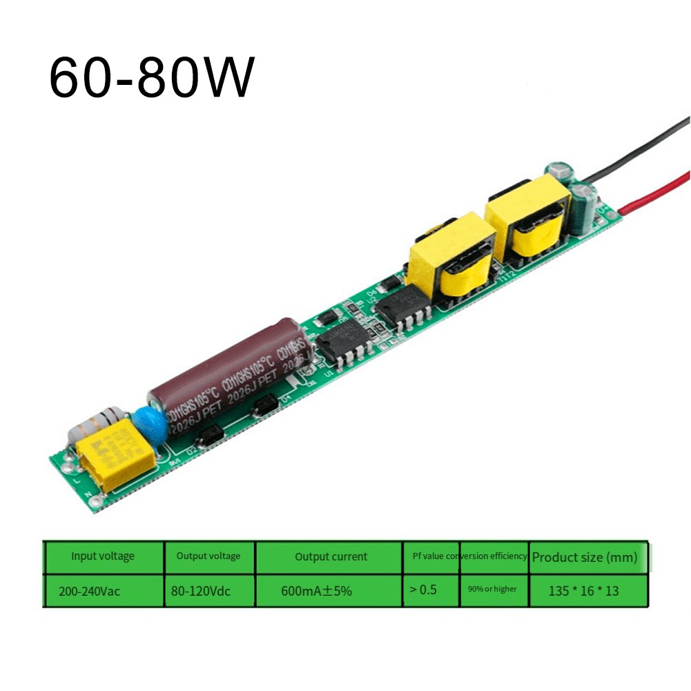 48W LED Driver Power Supply – 600mA Constant Current, High PF, External Terminal For LED Panel Lights