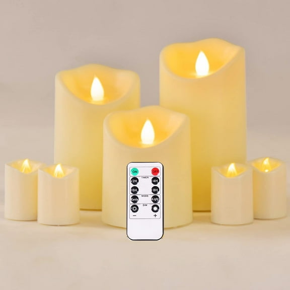 Flickering Flameless Candles Outdoor Candles Waterproof Battery Operated Candles