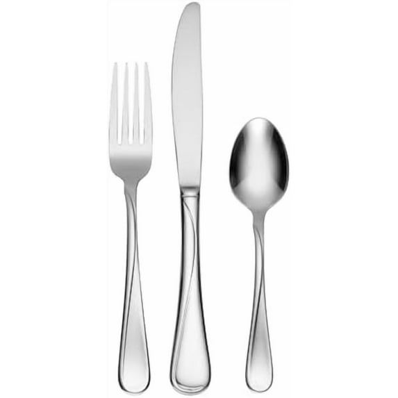Flight 12-Piece Stainless Steel Flatware Set, Service for 4