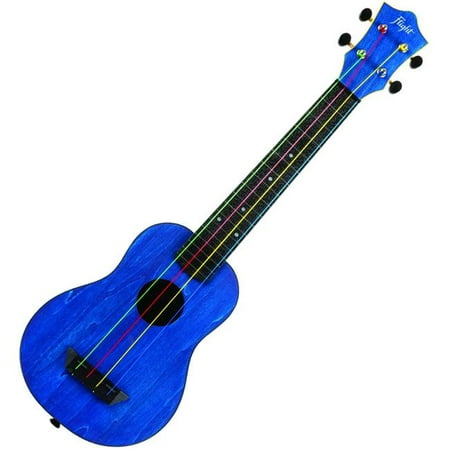 Flight Ukulele - Travel Series 4 String Soprano Ukulele - Blue