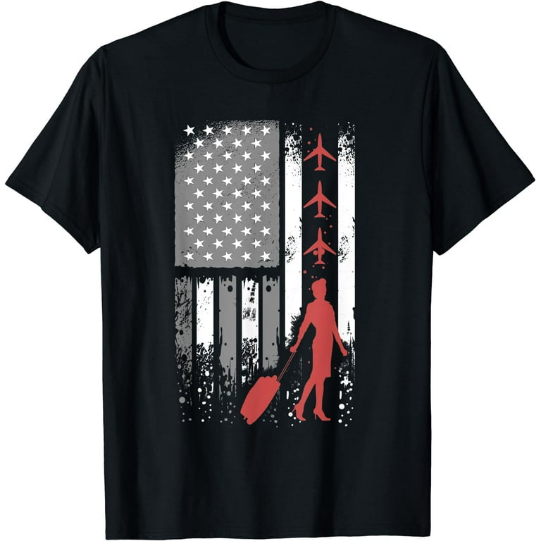 Usa Vintage American Flag Funny Airplane T Shirt Usa Vintage American Flag Funny Airplane T Shirt