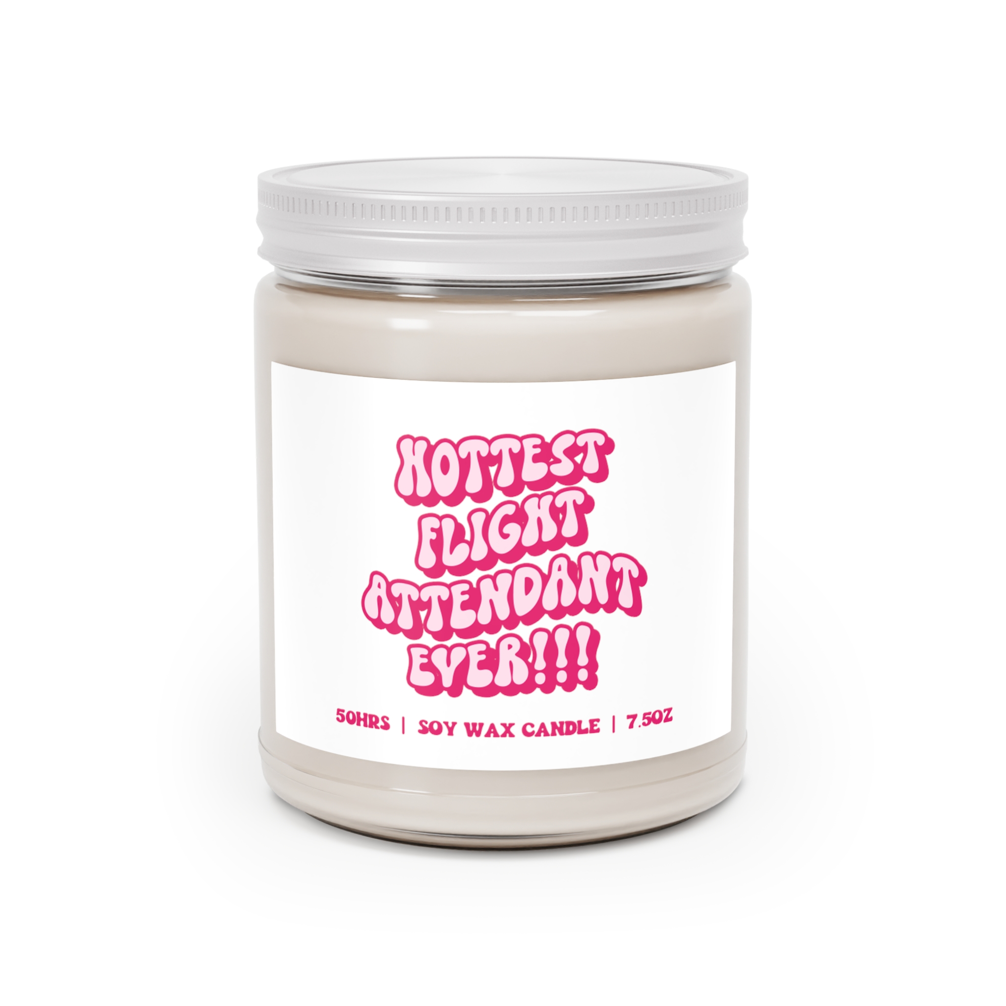 Flight Attendant Candle Gifts Home Office Decor Scented Vanilla Soy Wax