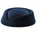 thumbnail image 1 of Flight Attendant Hat Women Stewardess Caps for Performances Cosplay Costume, 1 of 20