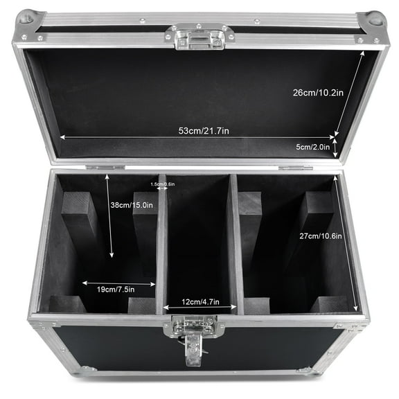 Flight Case for2DJ Light,150W 8 Prism LED Light Beam Moving Head Light Case