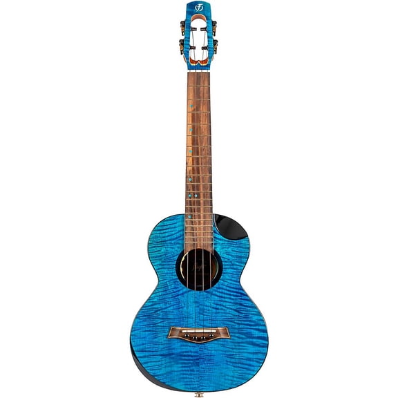 Flight Comet Tenor Acoustic-Electric Ukulele Blue