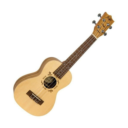 Flight Englemann Spruce & Zebrawood Concert Ukulele Designer Series DUC525