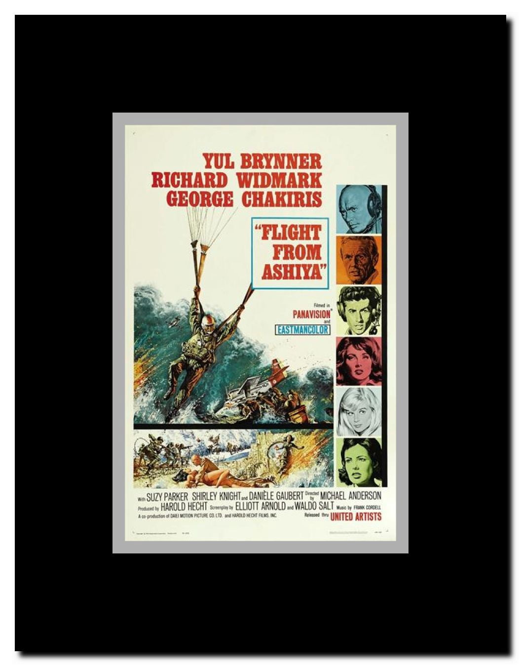 Flight From Ashiya Framed Movie Poster