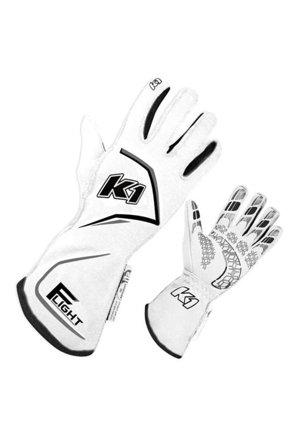 Flight Gloves, White - Extra Large
