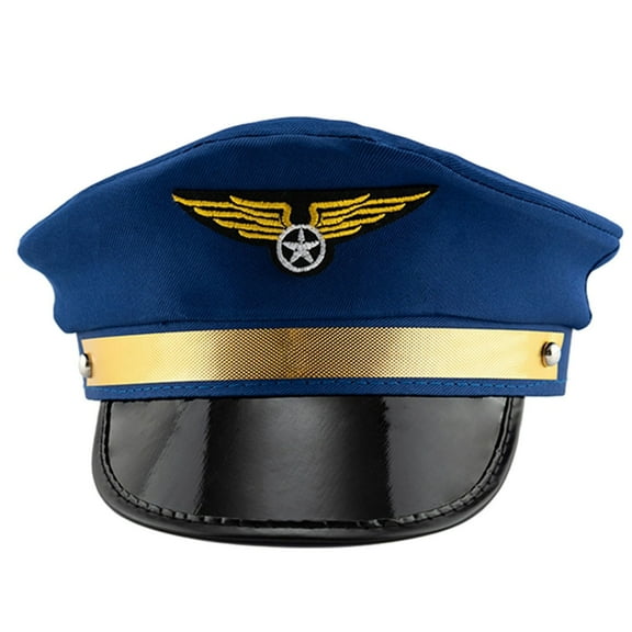 Flight Hat for Adult Cosplay Party Uniform Hat for Male Women Role Play BachelorParty Dress Up Top Hat