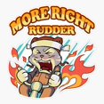 thumbnail image 1 of Flight Instructor More Right Rudder Vinyl Decal Sticker, 1 of 4