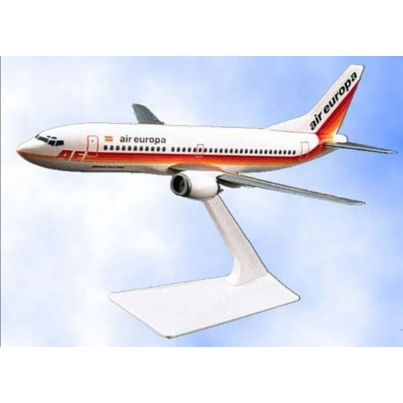 Flight Miniatures Air Europa 737-400 Snap-Fit 1:185 Plastic Model Airplane