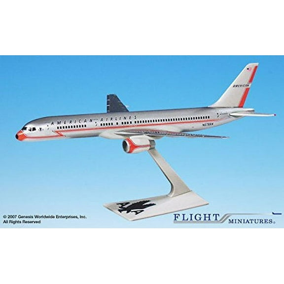 Flight Miniatures American Airlines 40th Anniversary 757-200 1:200 Scale Display Model