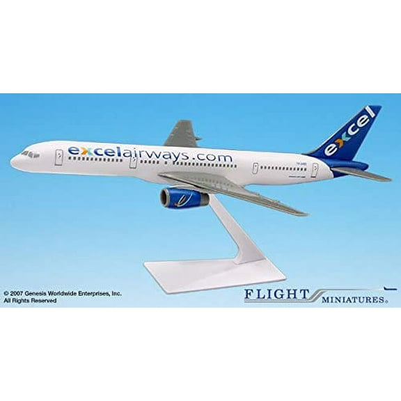 Flight Miniatures Excel XL Airways Boeing 757-200 1:200 Scale Display Model REG#TF-ARD