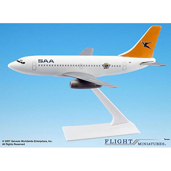 Flight Miniatures South African Cargo Boeing 737200 1180 Scale Old Colors Display Model