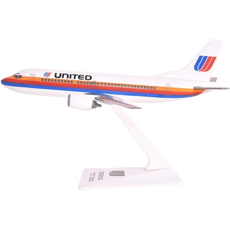 Flight Miniatures United Airlines UAL 1976 Boeing 737-300 1:180 Scale Display Model with Stand Display Model with Stand