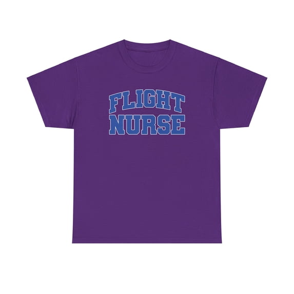 Flight Nurse Shirt Gifts Tshirt Crew Neck Short Sleeve
