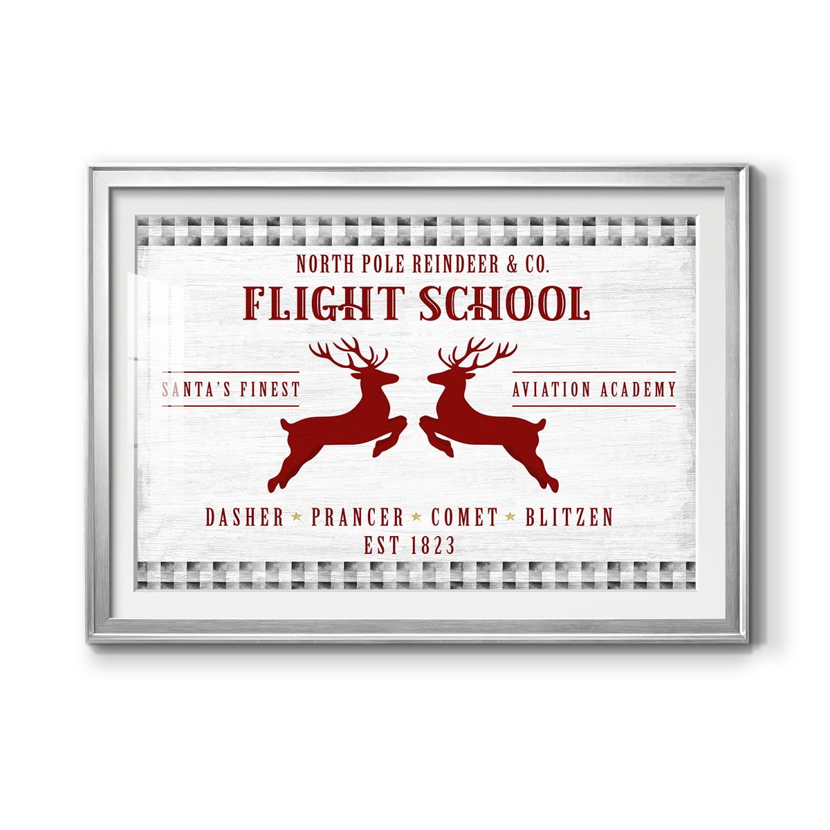 Flight School Premium Framed Print - Ready to Hang