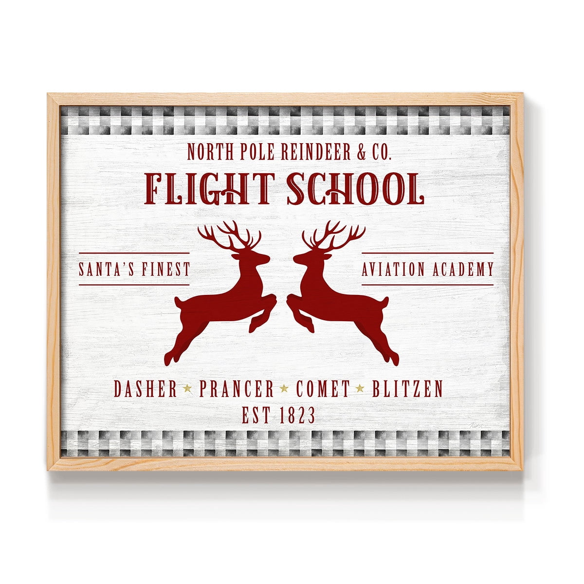 Flight School by Natalie Carpentieri - Restickable Framed Giclée Print