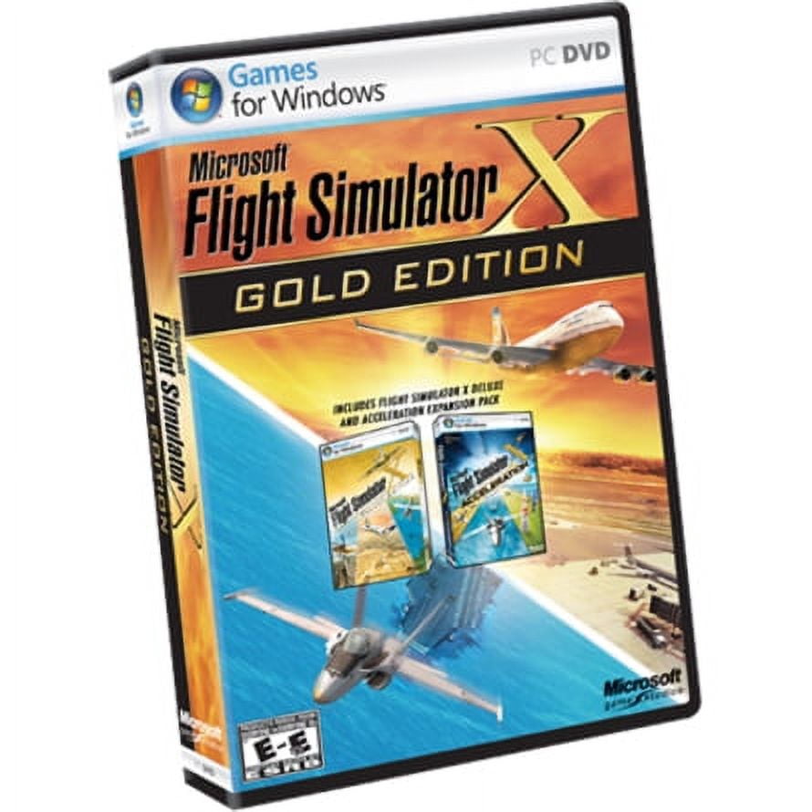 Microsoft Flight Simulator X Gold Edition, Simulation Game, DVD