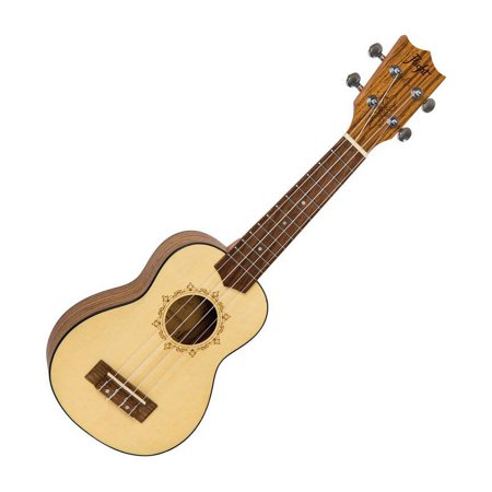 Flight Spruce & Zebrawood Soprano Ukulele Designer Series DUS320